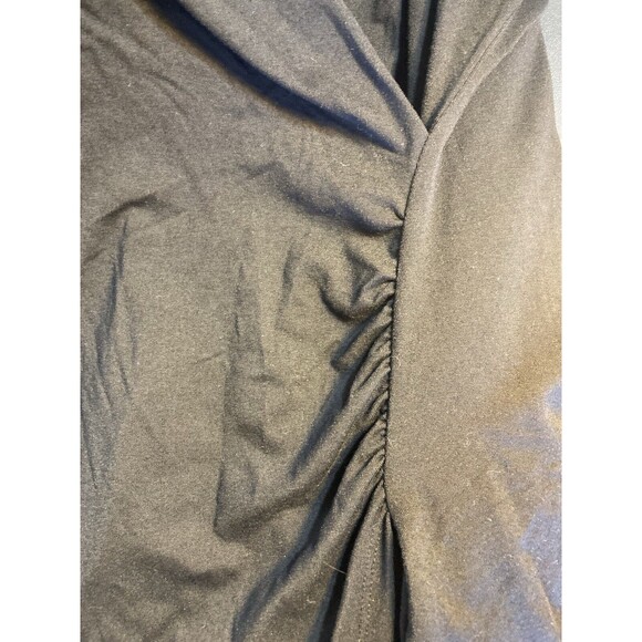 Women's Travel Stretchy Black Dress Size 2XL Wrap Style No Wrinkles LBD Classic - Picture 8 of 9